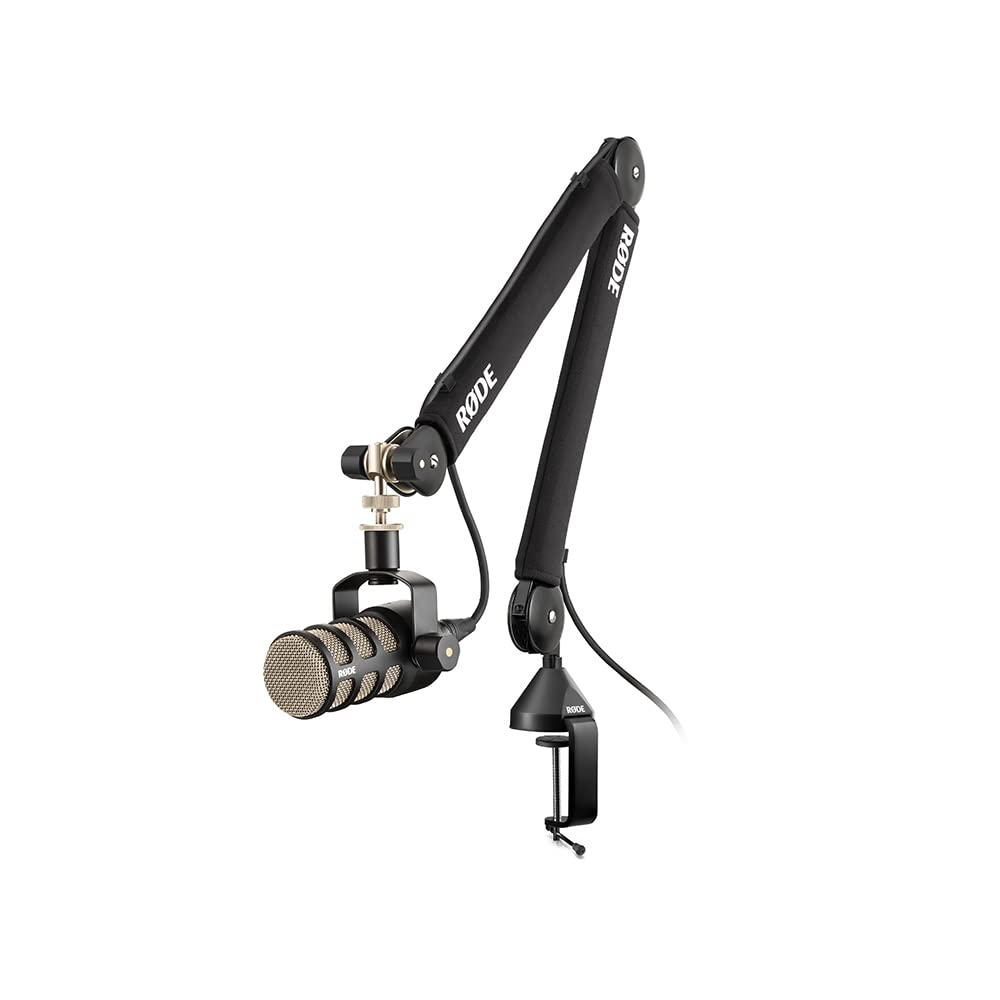 USB Dynamic Microphone & Desk-Mounted Boom Arm V21878