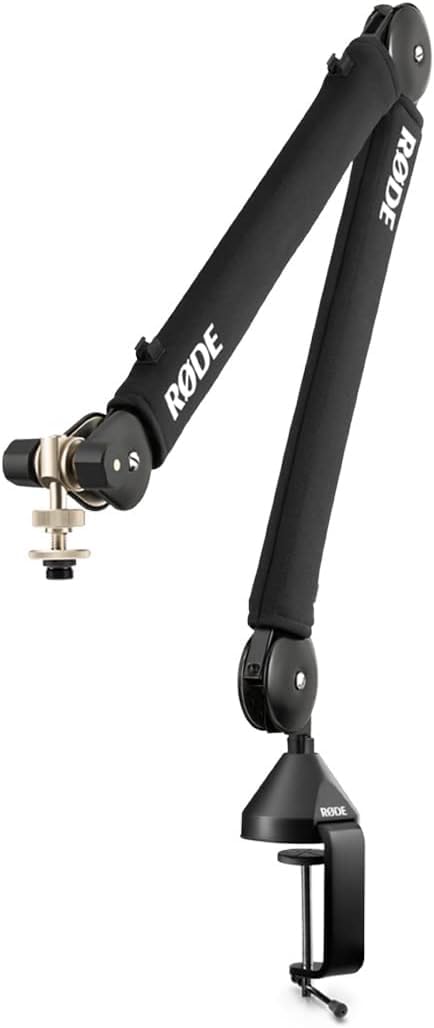 USB Dynamic Microphone & Desk-Mounted Boom Arm V21878