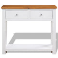 Solid Oak Wood Console Table N455