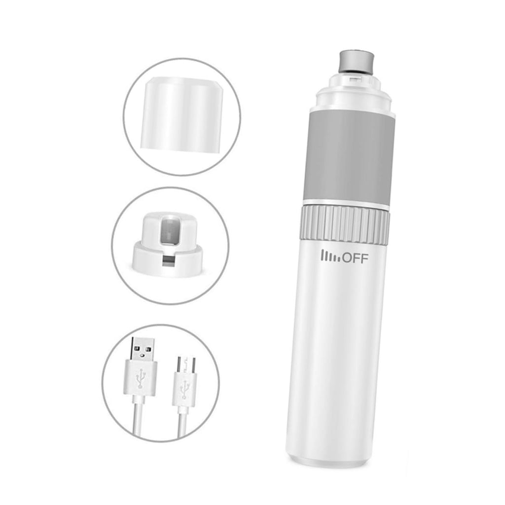 Electric Nail Grinder and Clipper White C907