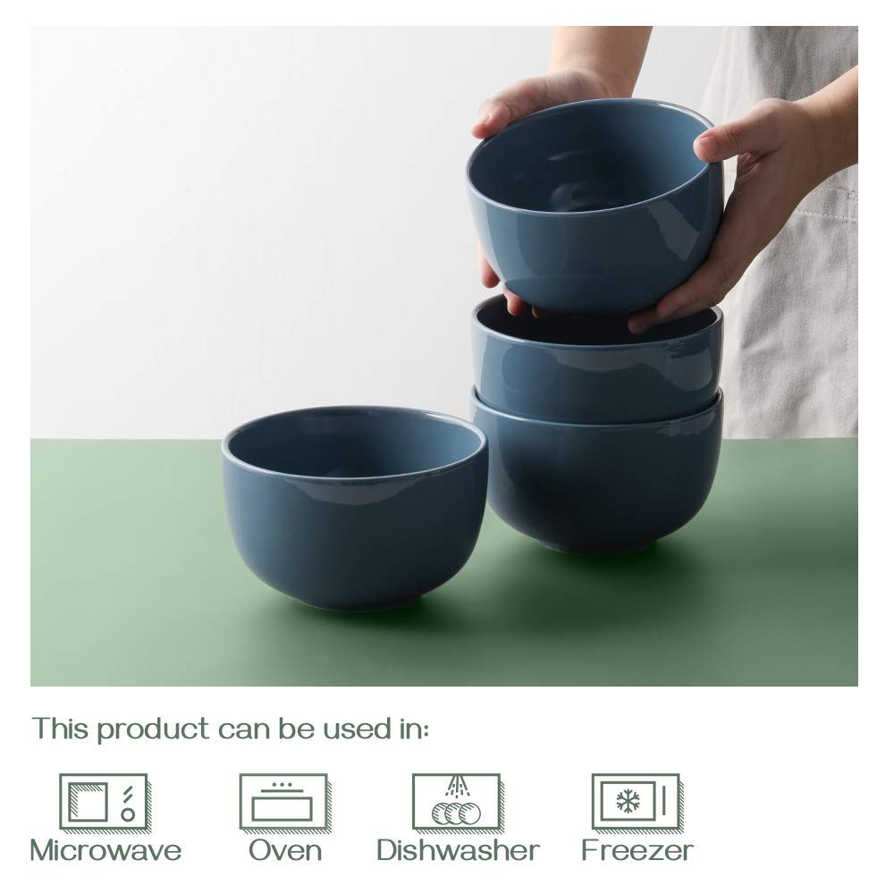 5.8" 30 Ounces Ceramic Bowls Set of 4 T8673