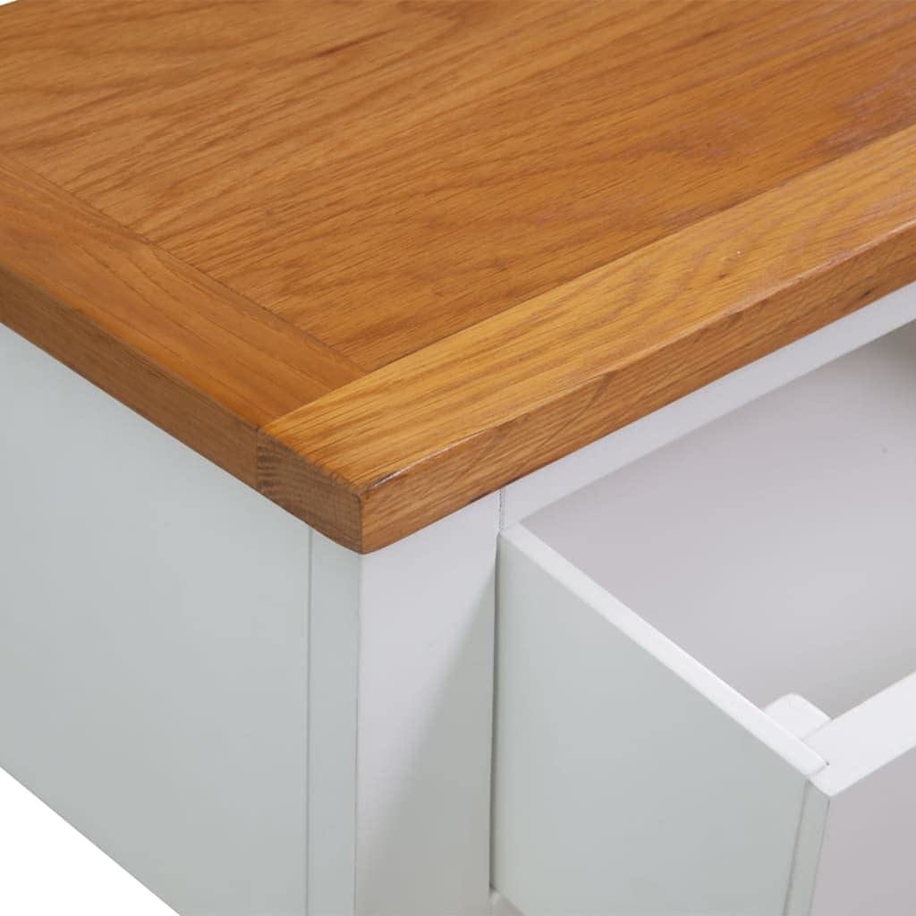 Solid Oak Wood Console Table N455