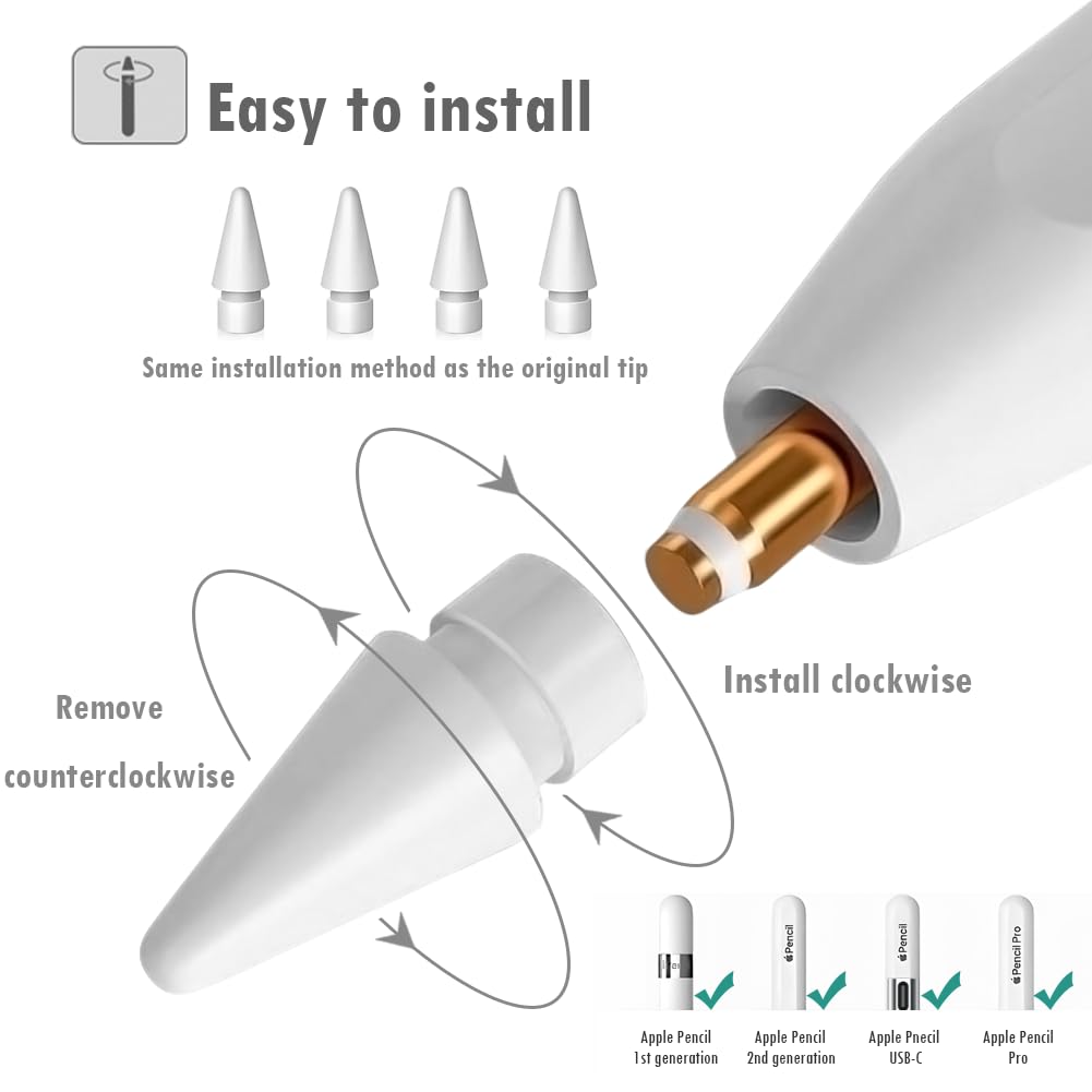 Replacement Tips Compatible with Apple Pencil C503