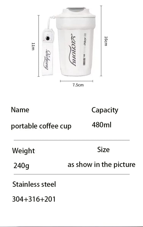 16 oz Stainless Steel Vacuum Insulated Tumbler with Lid G96608