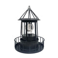 Solar Powered Rotating Waterproof Lighthouse Statue Lights O904587