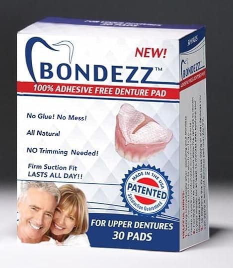 Adhesive Free Denture Pads 30 Pack V484054