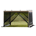 10x10 Mosquito Netting with Zipper Door and Wind Deflector J872
