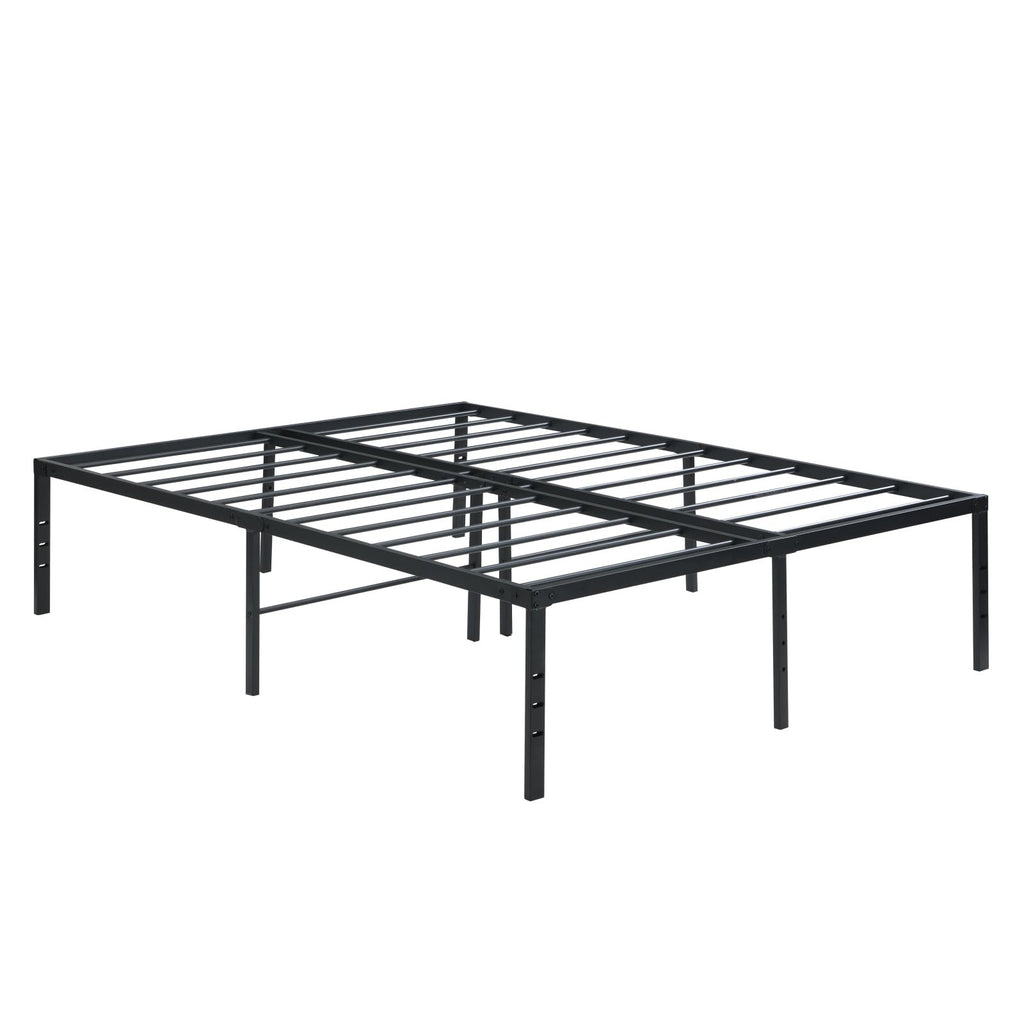 Black Queen Metal Platform Bed Frame I707