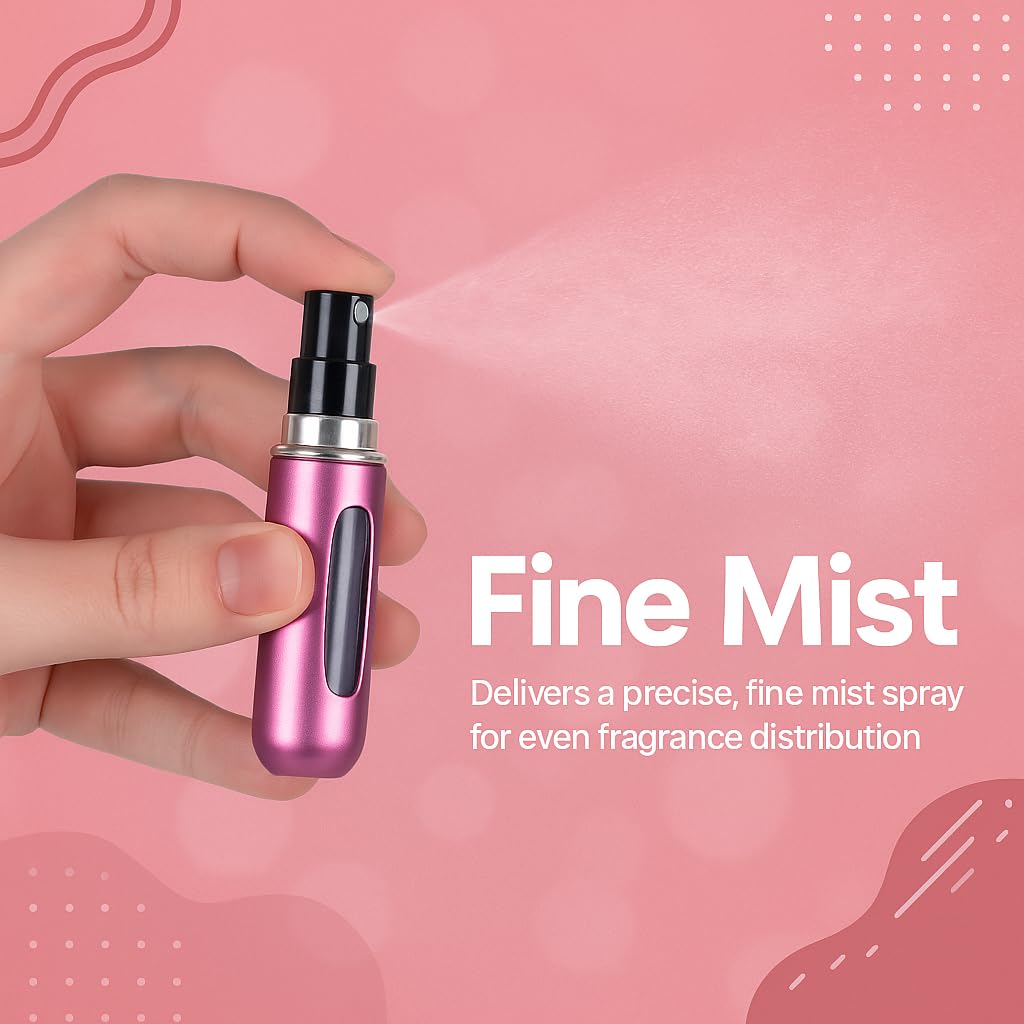 5ml Refillable Perfume Atomizer Spray Bottle U60316