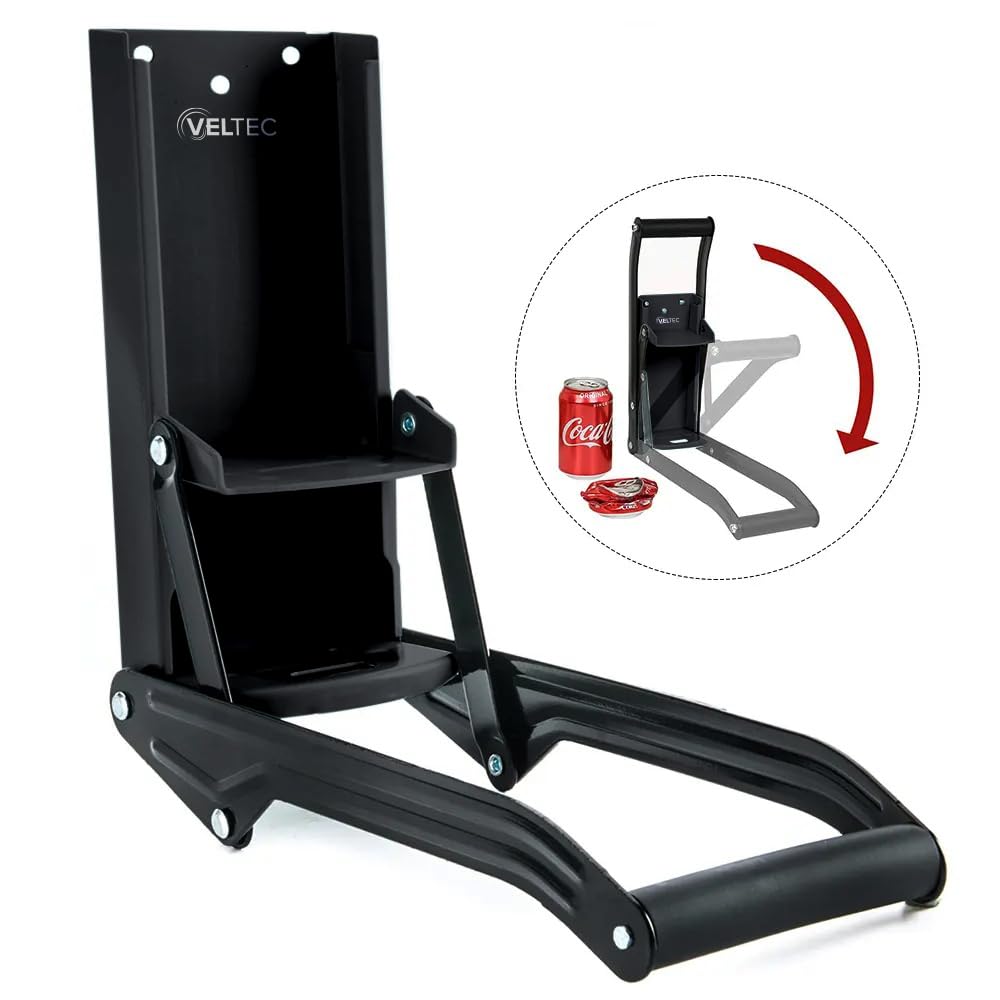16 Oz and 12 Oz Wall-Mounted Can Crusher and Bottle Opener S202983