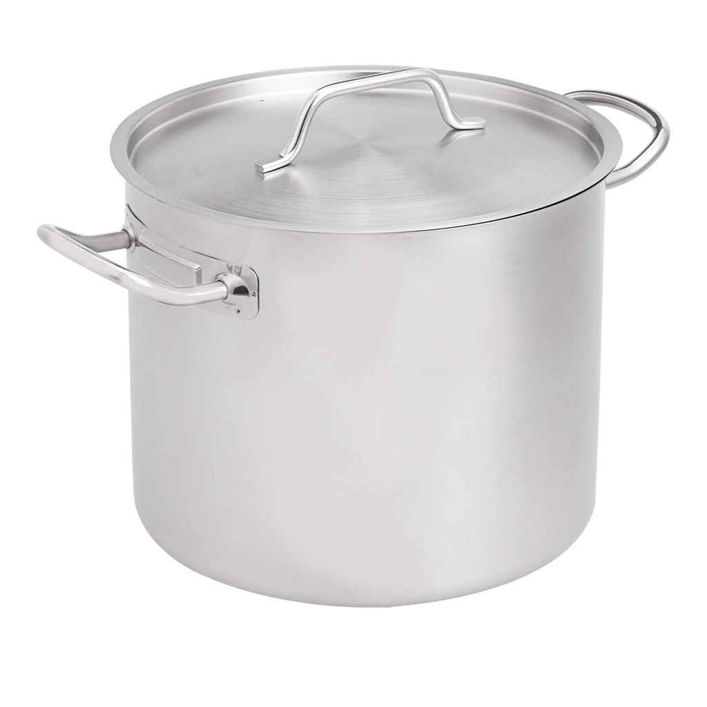 12 Quarts Stainless Steel Stock Pot with Cover L6122