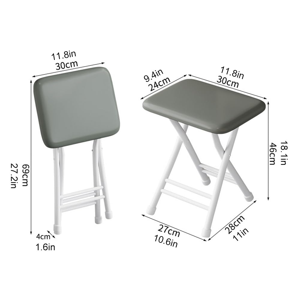 Black 18 inch Folding Stool T32204