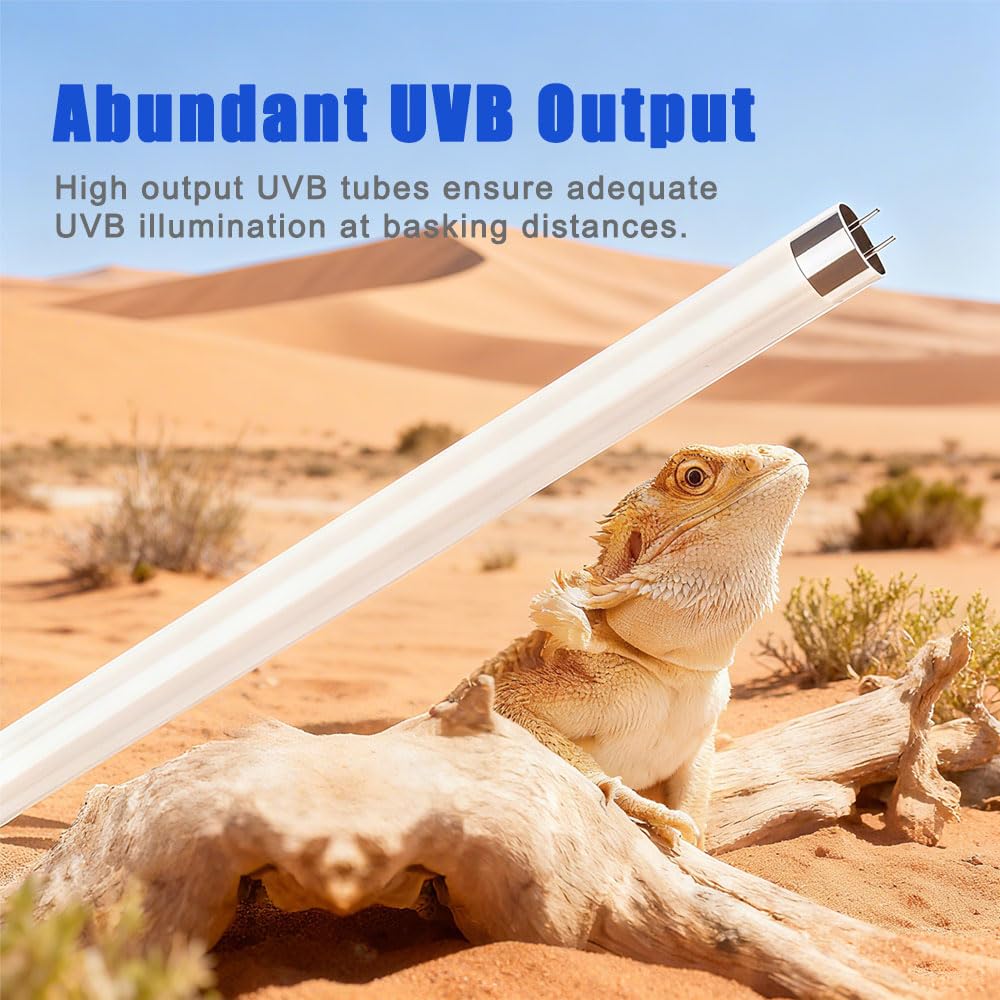 15W 10.0 UVB Reptile Light Fixture 18 Inch E956