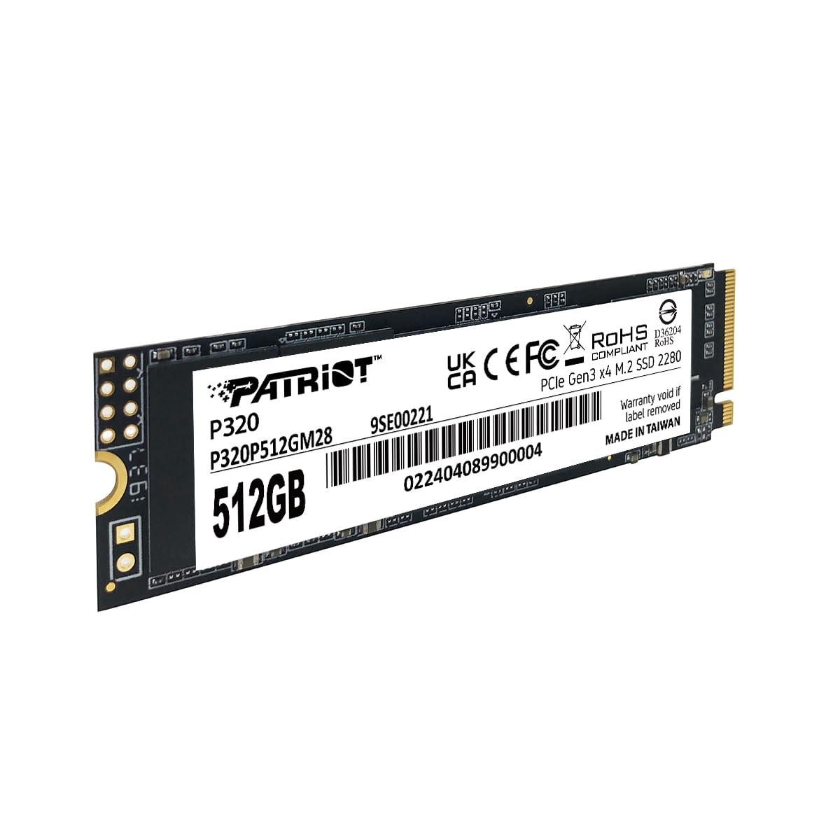 512GB PCIe Gen 3x4 M.2 2280 SSD A35087