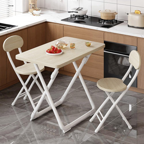 18 inch Folding Stool with Backrest, Portable Lightweight Metal Chair with Non-Slip Feet T288283