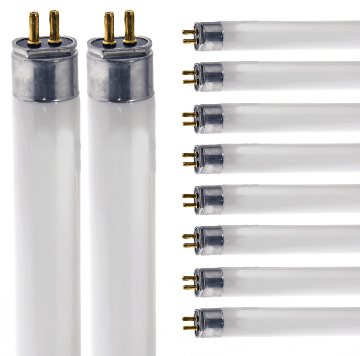 24W 3000K T5 Fluorescent Bulb 22.1 Inch G5 Bipin Base Pack of 10 B796