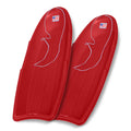 Red 48 Inch Plastic Toboggan Snow Sled Y11606