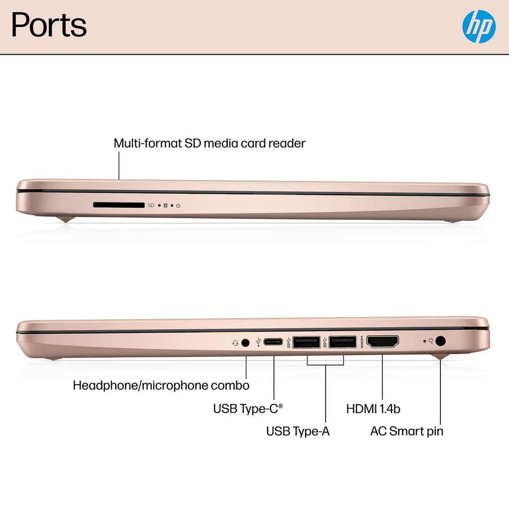 14” Rose Gold Laptop 16GB RAM 628GB Storage V51630