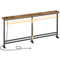 70.9" Console Table with Adjustable Height and Power Outlet Z55328