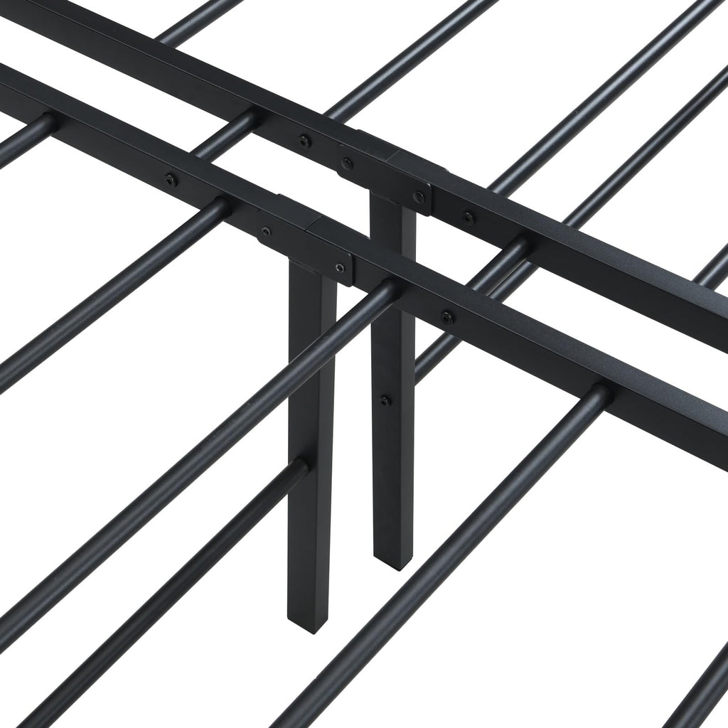 Black Queen Metal Platform Bed Frame I707