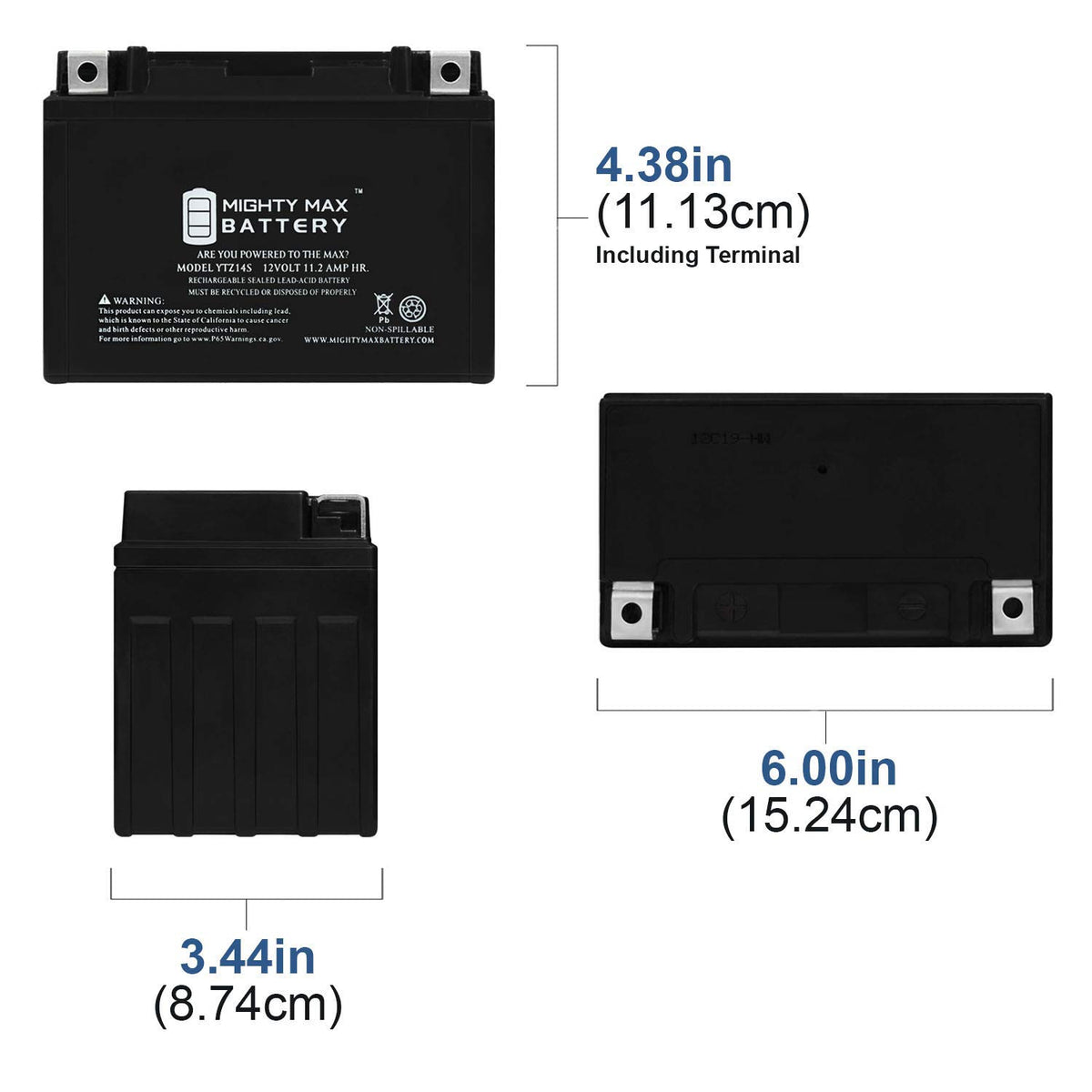 12V GEL and AGM Motorcycle Batteries C155756