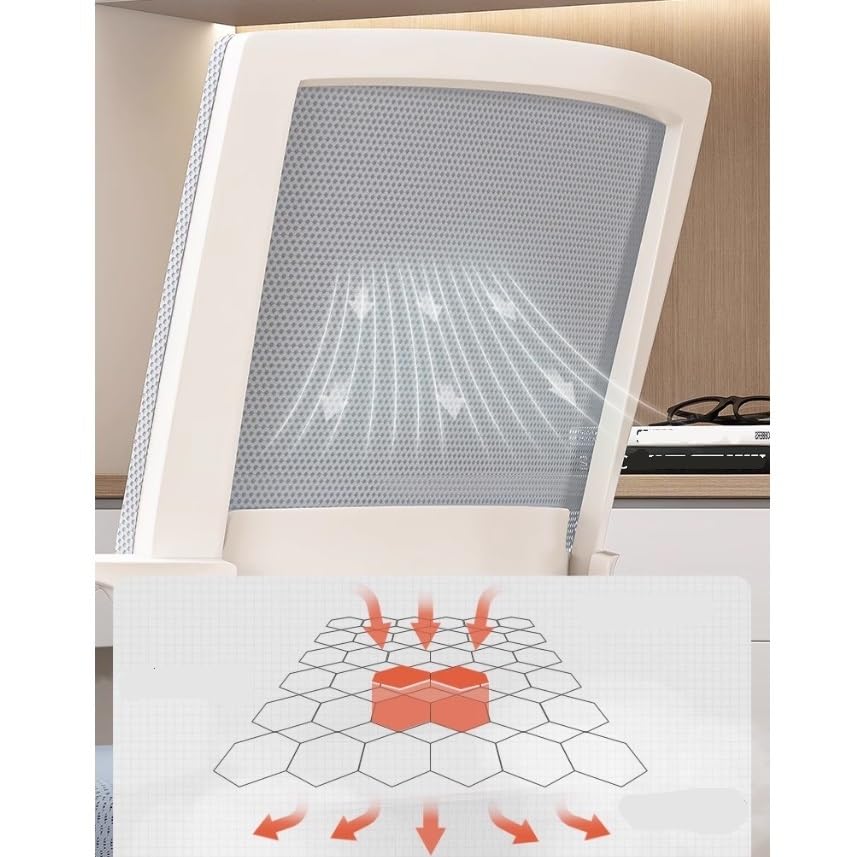 Ergonomic Middle Back Breathable Mesh Office Chair N595