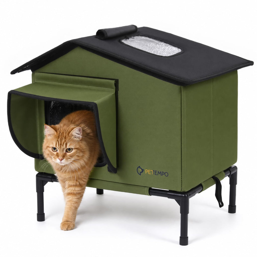 Weatherproof Insulated Outdoor Cat House M67867