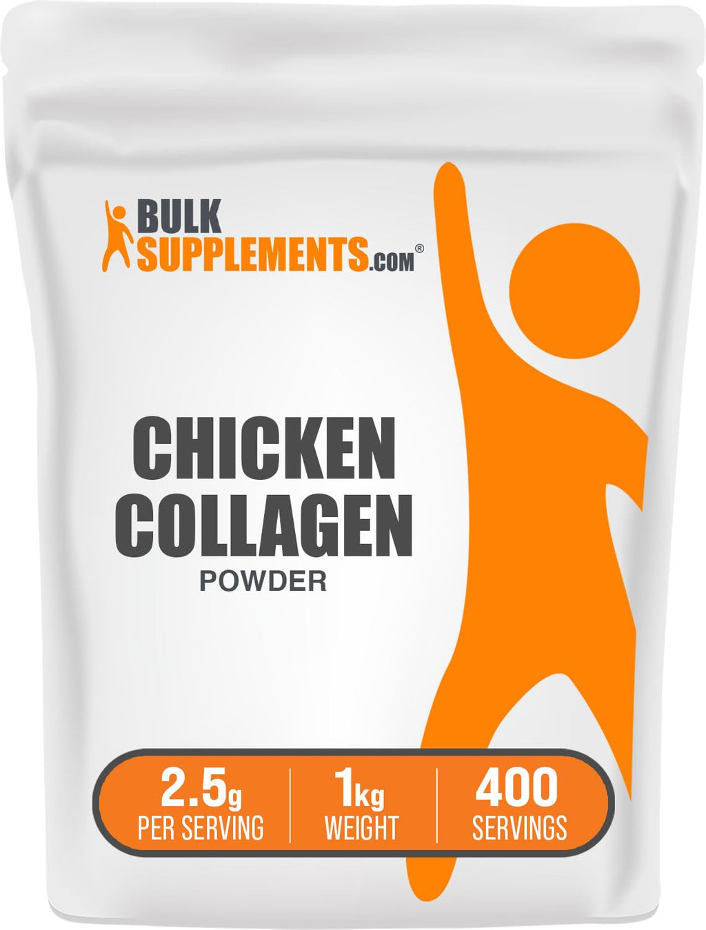 Chicken Collagen Powder, Hydrolyzed, Unflavored & Gluten Free, 1kg K285
