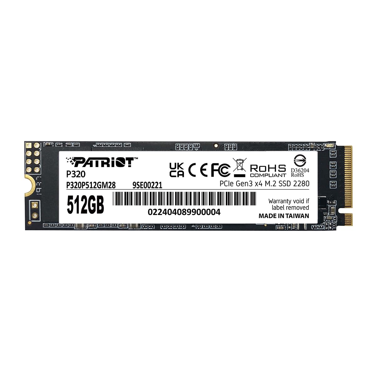 512GB PCIe Gen 3x4 M.2 2280 SSD A35087