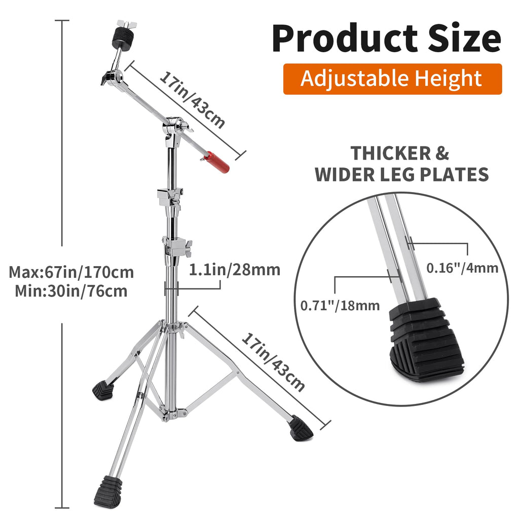 Heavy Duty 2-in-1 Convertible Cymbal Stand N94363