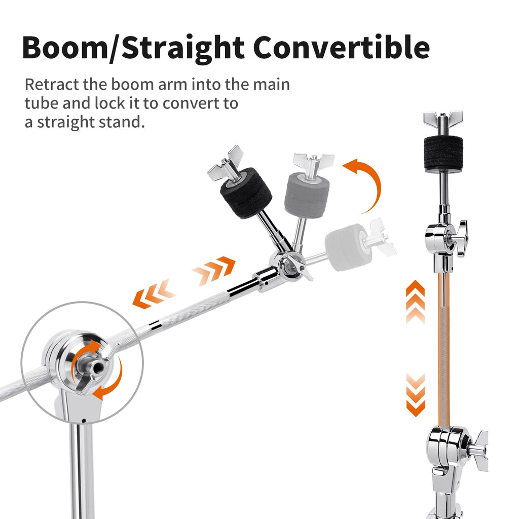 Heavy Duty 2-in-1 Convertible Cymbal Stand N94363