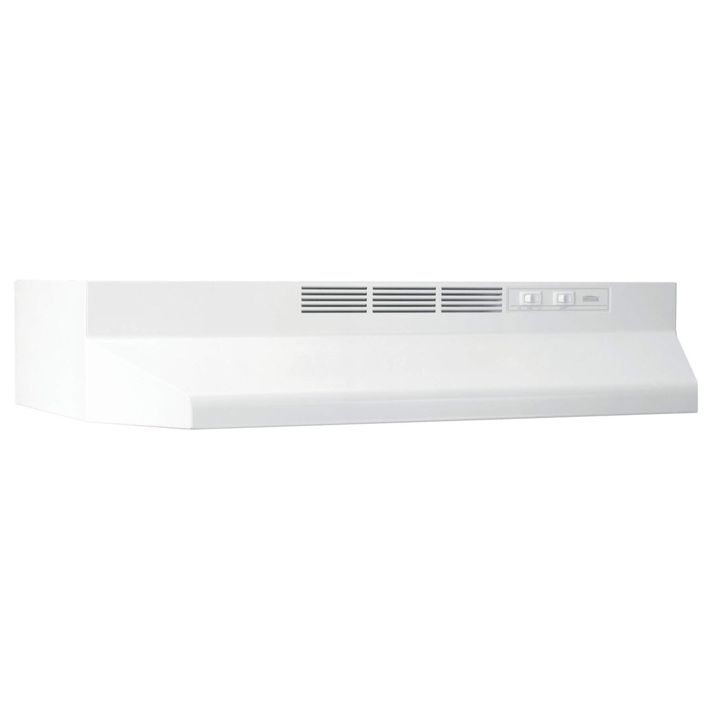 Ductless Range Hood with Lights, 30-Inch, White B8428