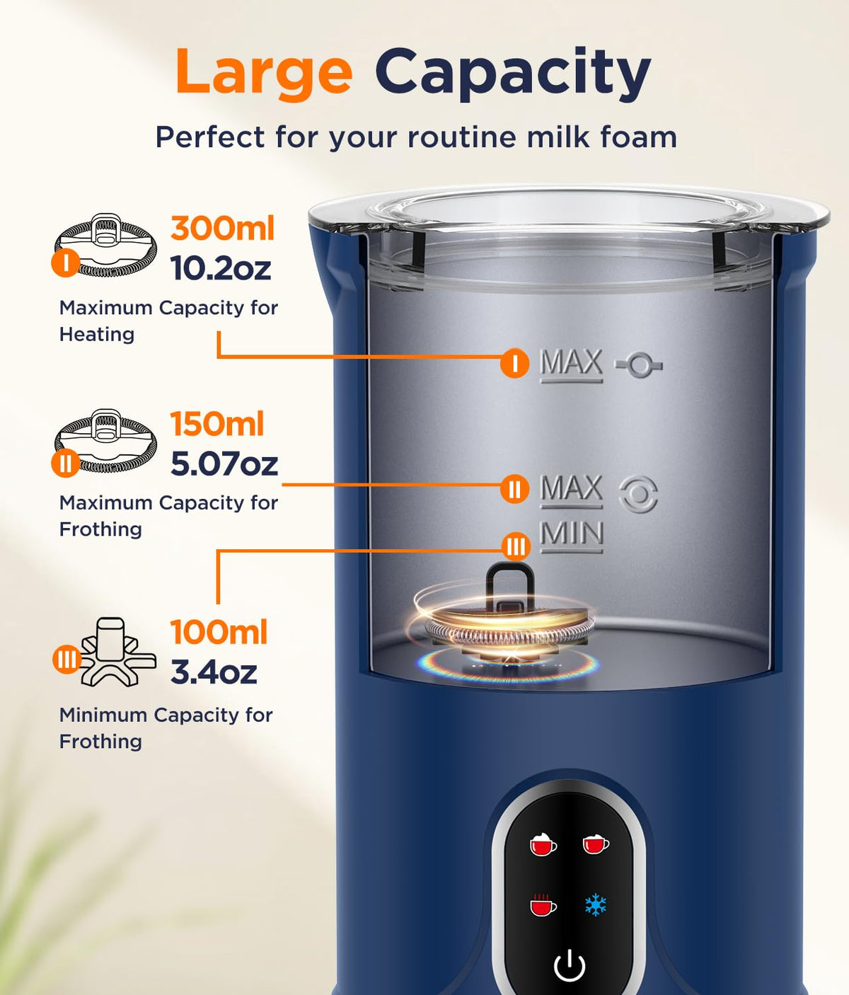 4-in-1 Electric Milk Frother G705