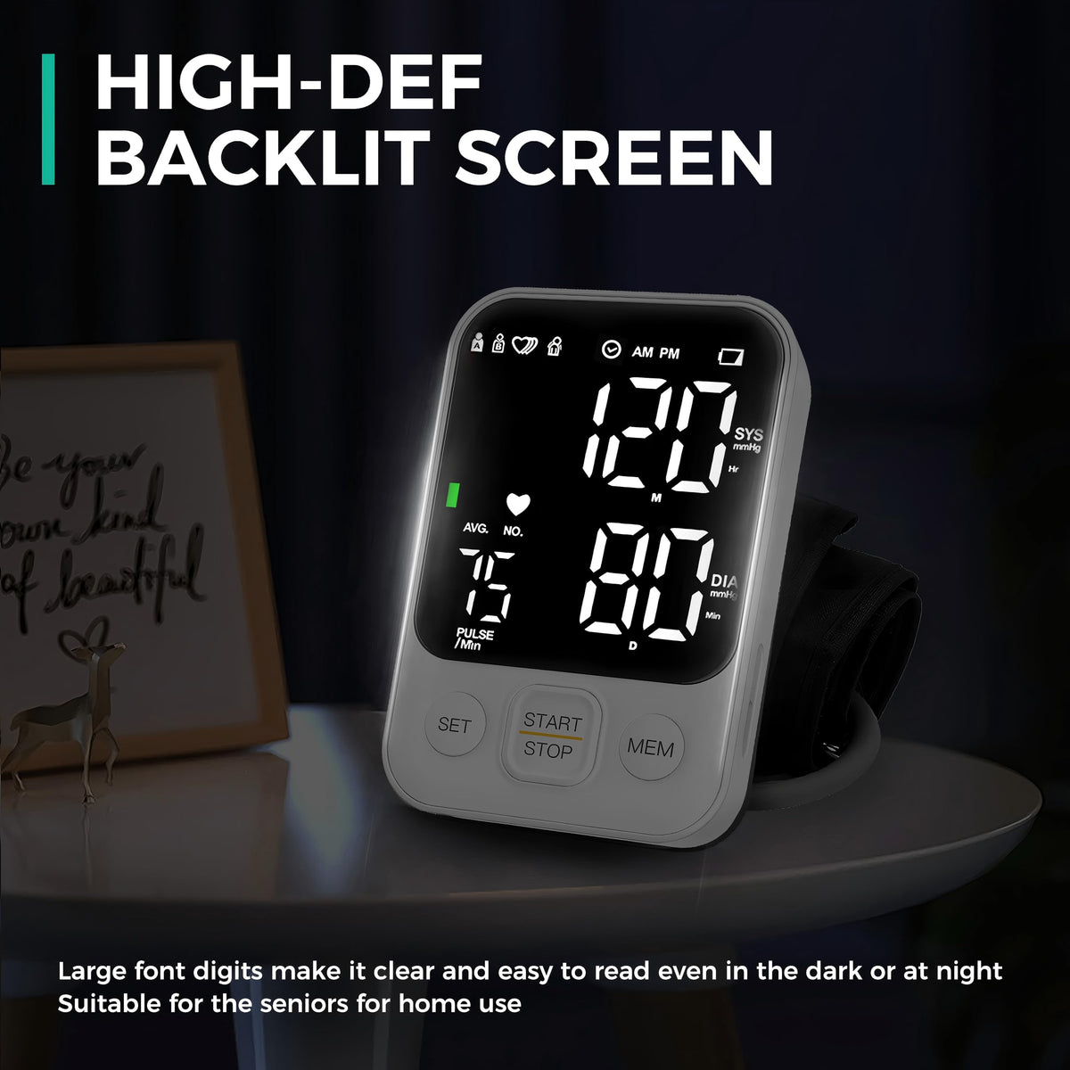 FDA Cleared Upper Arm Blood Pressure Monitor T368566