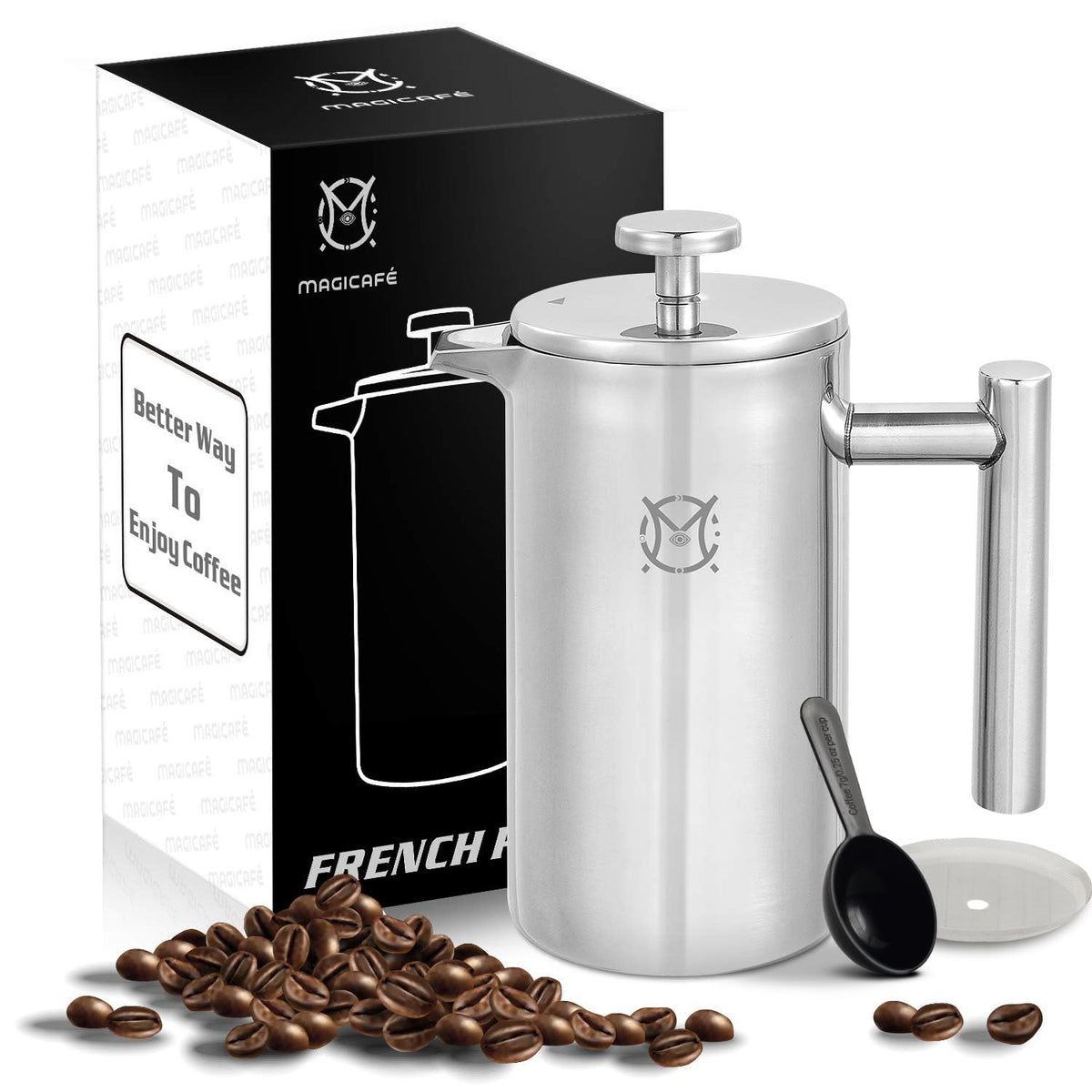 Single Serve Stainless Steel Thermal French Press M739
