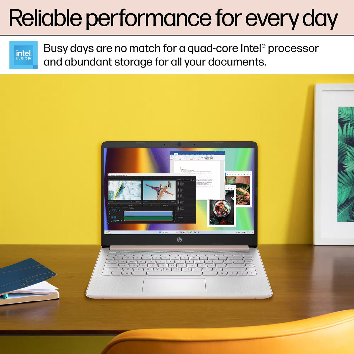 14” Rose Gold Laptop 16GB RAM 628GB Storage V51630