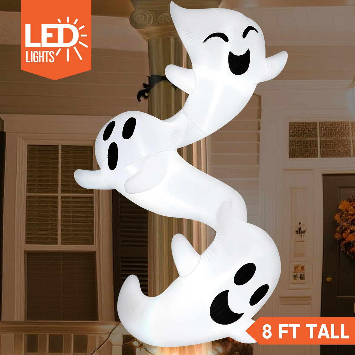 8ft Light Up Inflatable Ghosts H983