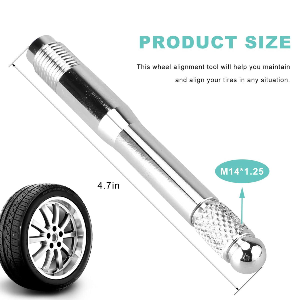 M14×1.25 Stainless Steel Wheel Alignment Pin Q86280