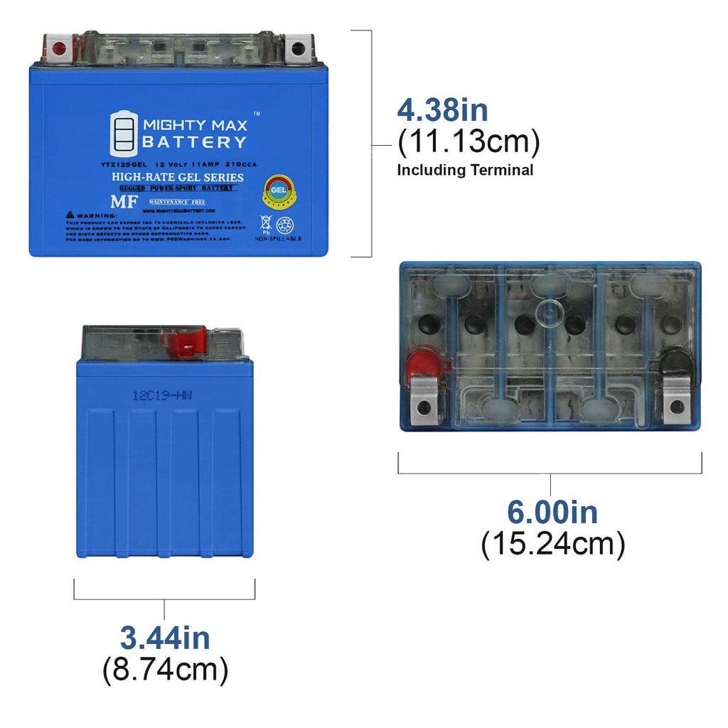 12V GEL and AGM Motorcycle Batteries C155756