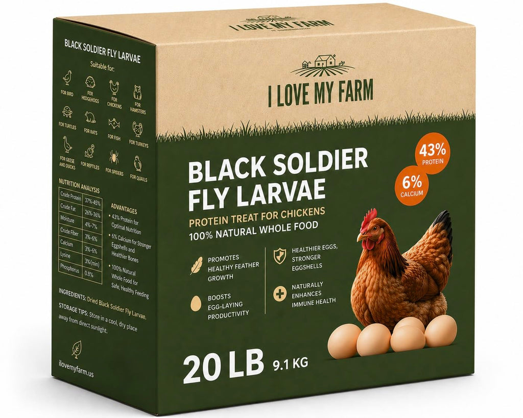 Dried Black Soldier Fly Larvae Chicken Treat X887531