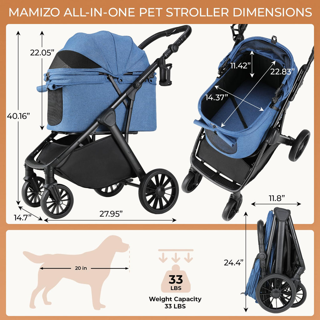 Foldable Dog Stroller A817
