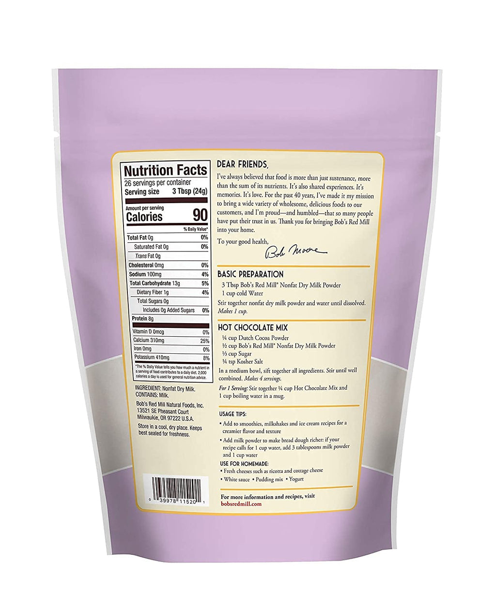 Nonfat Dry Milk Powder, 22oz I203
