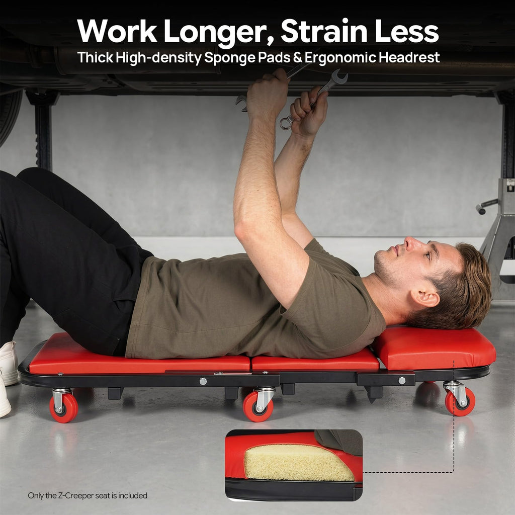 2 in 1 Heavy Duty Rolling Creeper Seat Z283