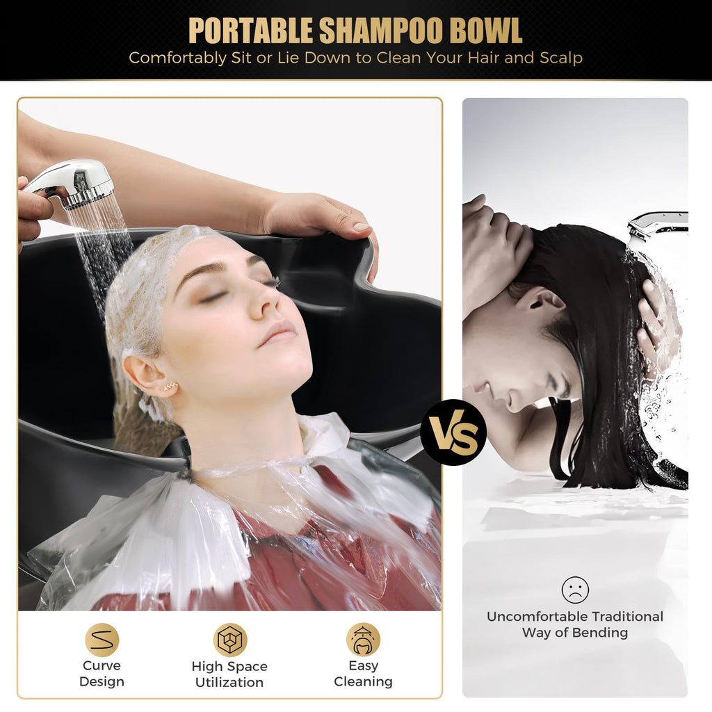 Portable Shampoo Bowl with Electric Pump L5950