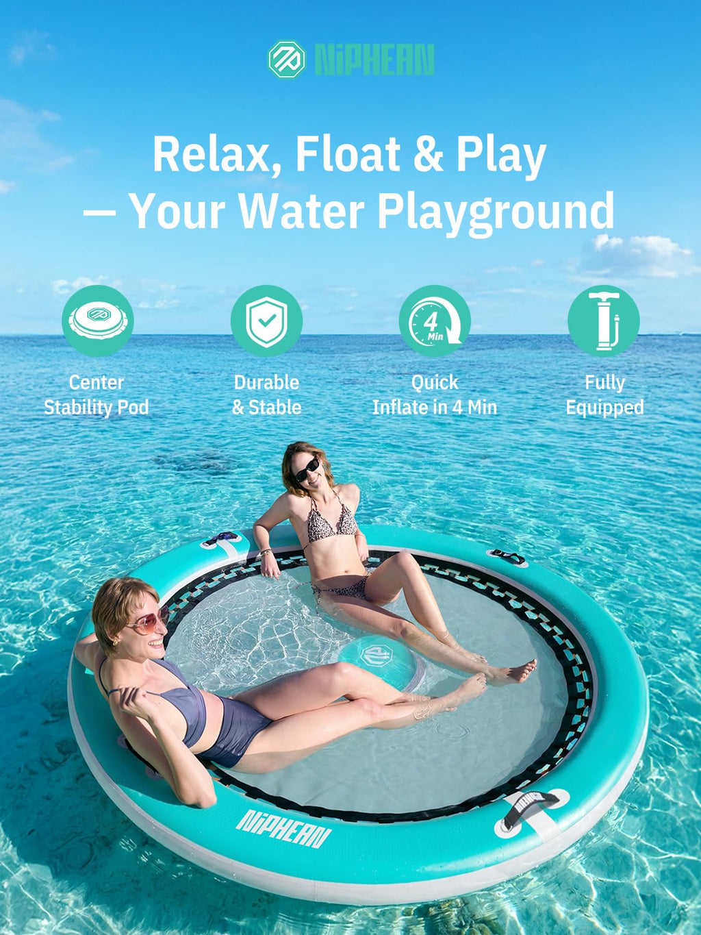 Inflatable Water Hammock 8FT D537486