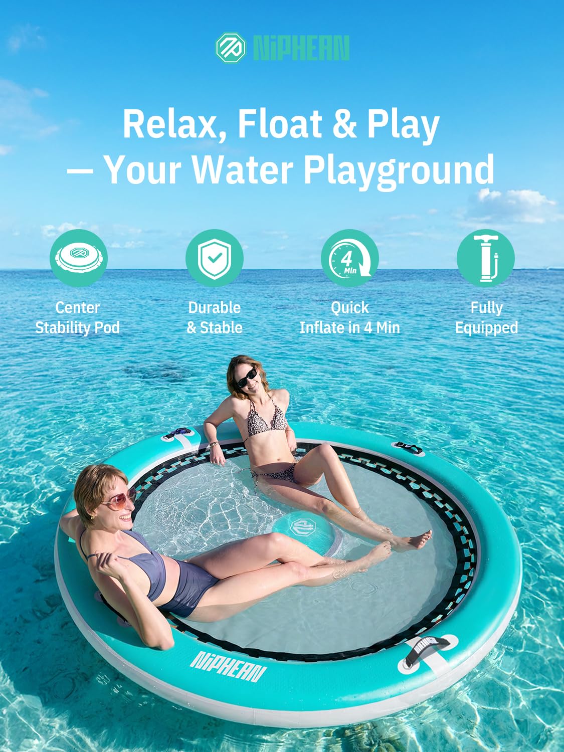 Inflatable Water Hammock 8FT D537486