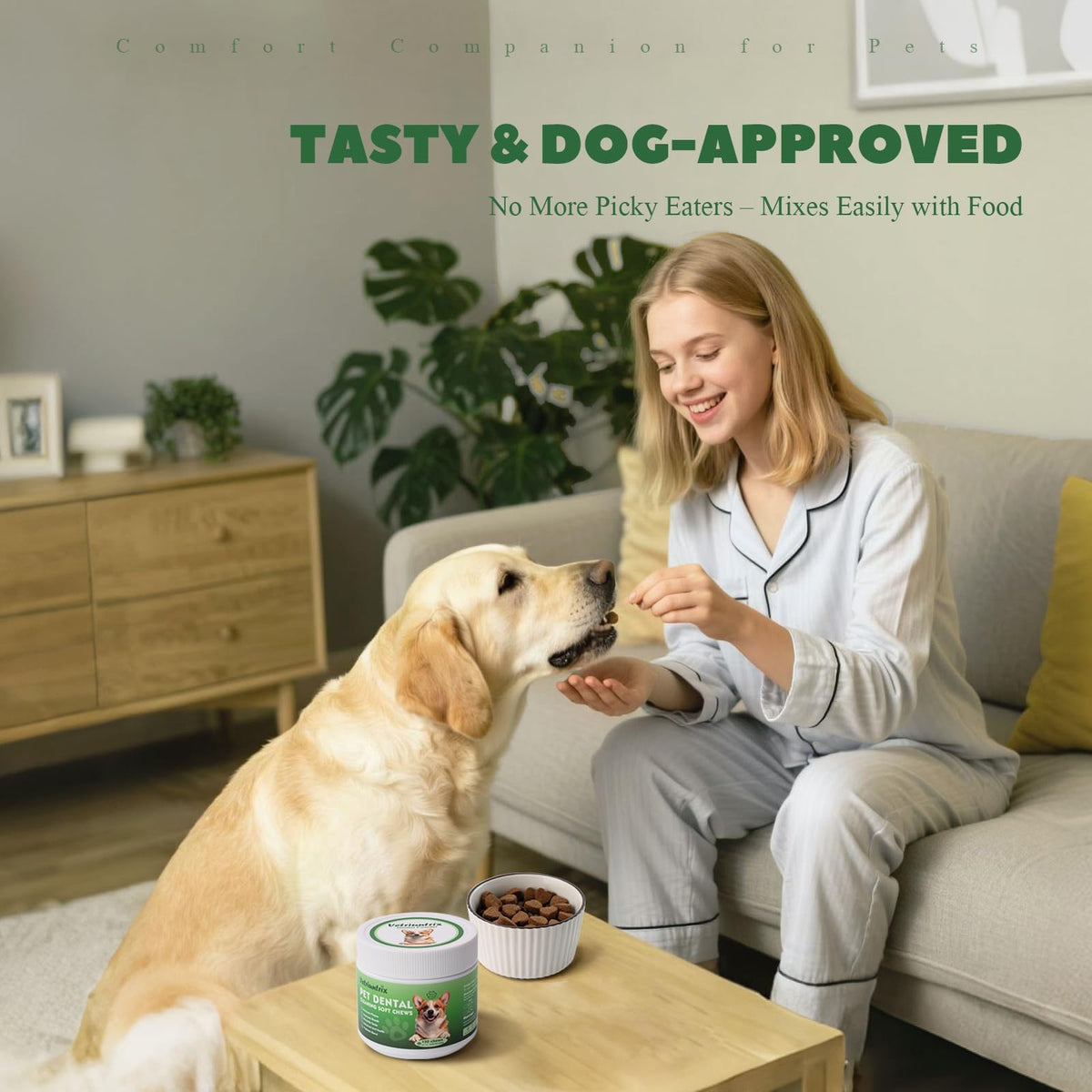 Dog Dental Chews with Natural Enzymes Y8520
