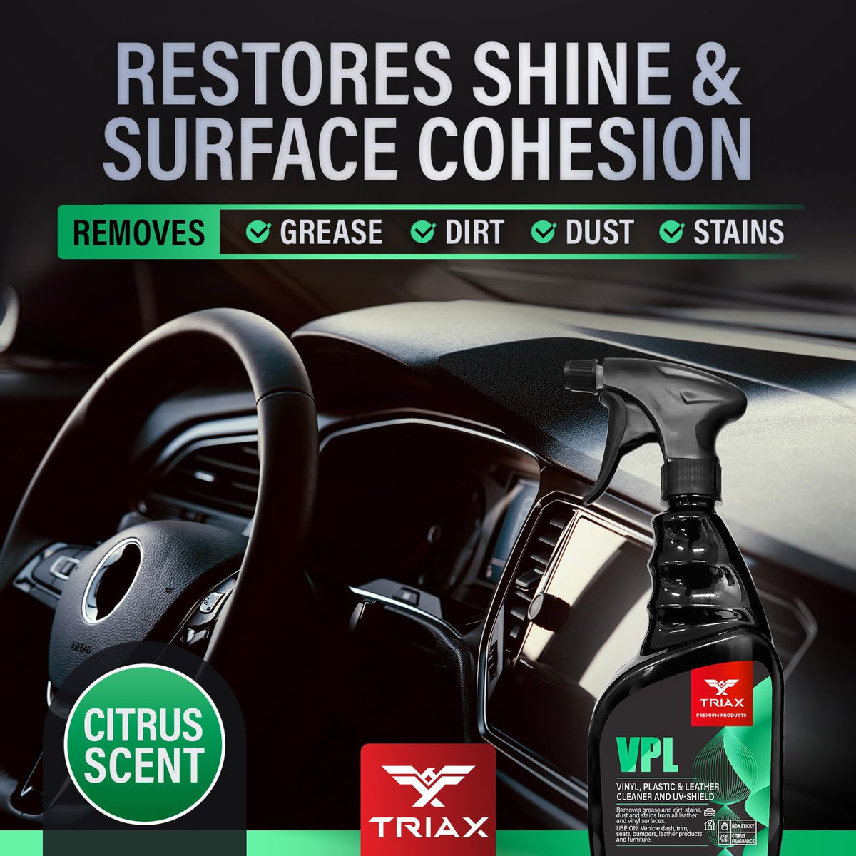 Vinyl Plastic Leather Cleaner 1 Gallon O95407