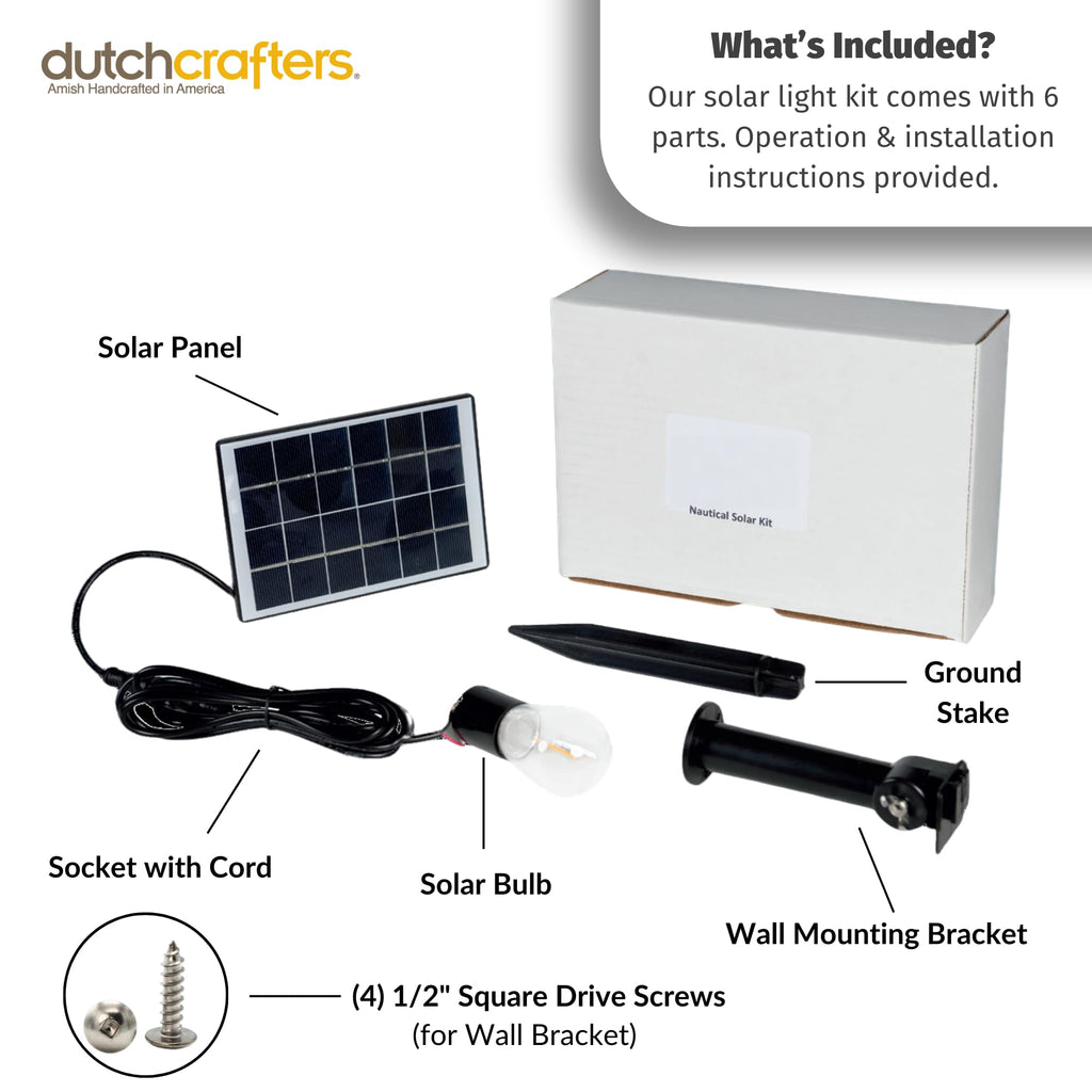 Solar Powered Lighthouse Kit with LED Lights D691