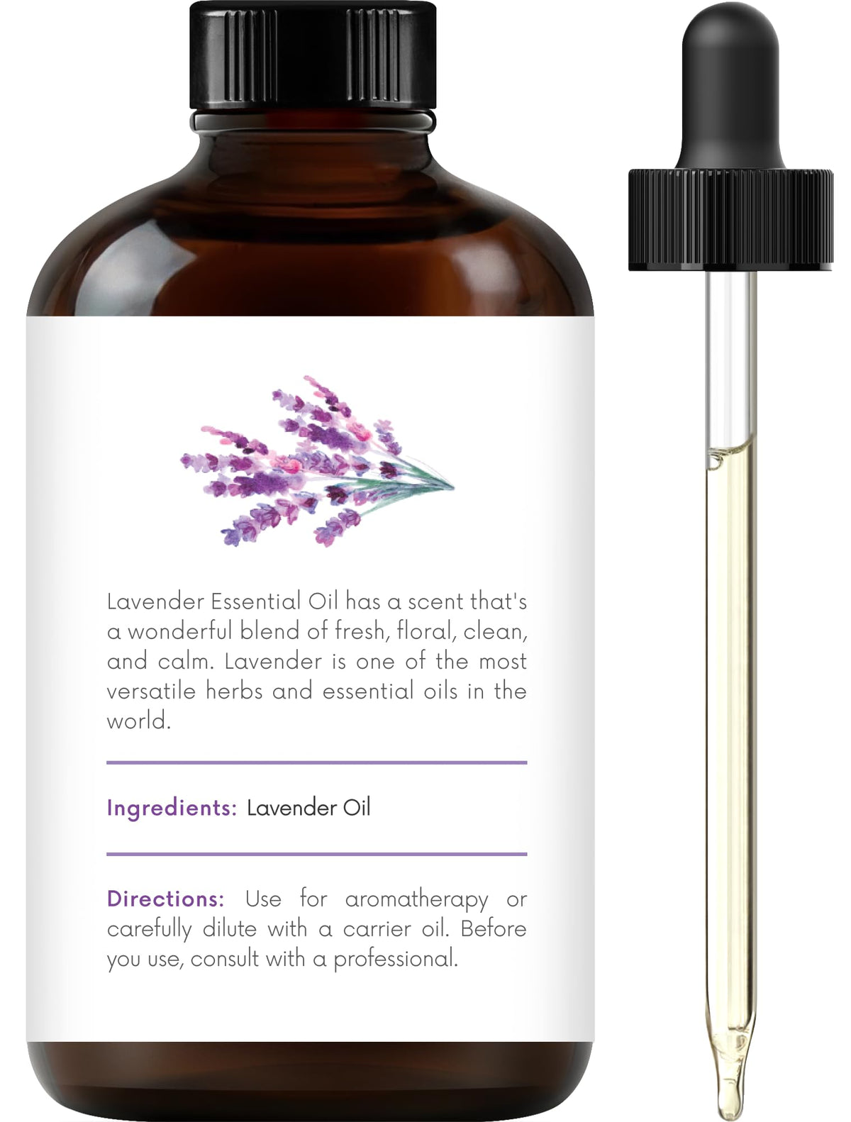 Eucalyptus Tea Tree and Lavender Essential Oil Set 4 Fl. Oz V73338